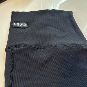 Black ribbed leggings, never worn
